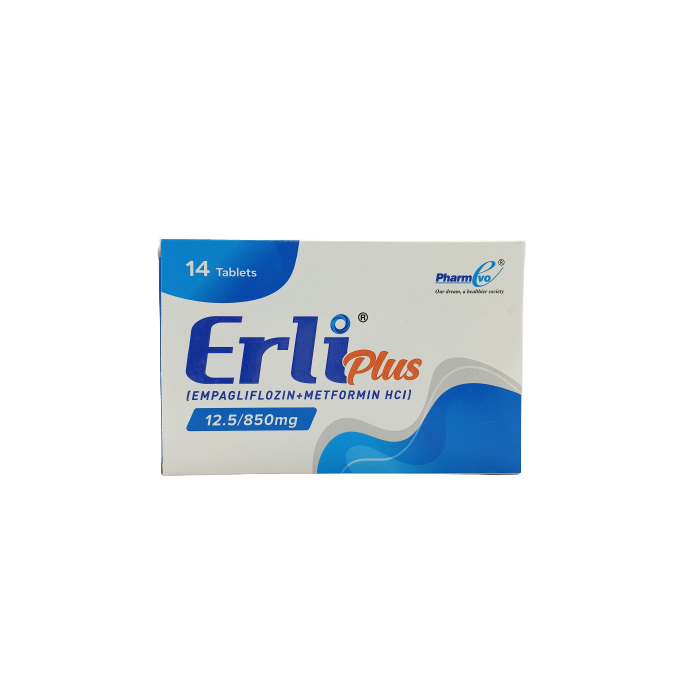 Erli Plus 12.5mg 850mg Tablets