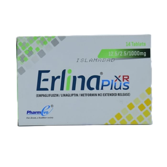 Erlina Plus Xr 12.5 2.5 1000mg Tablets 14s