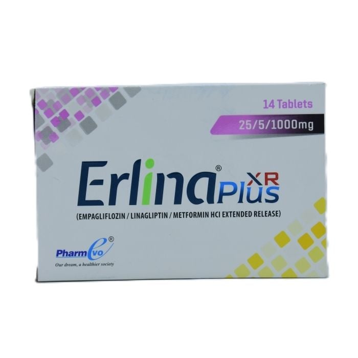Erlina Plus Xr 25 5 1000mg Tablets 14s