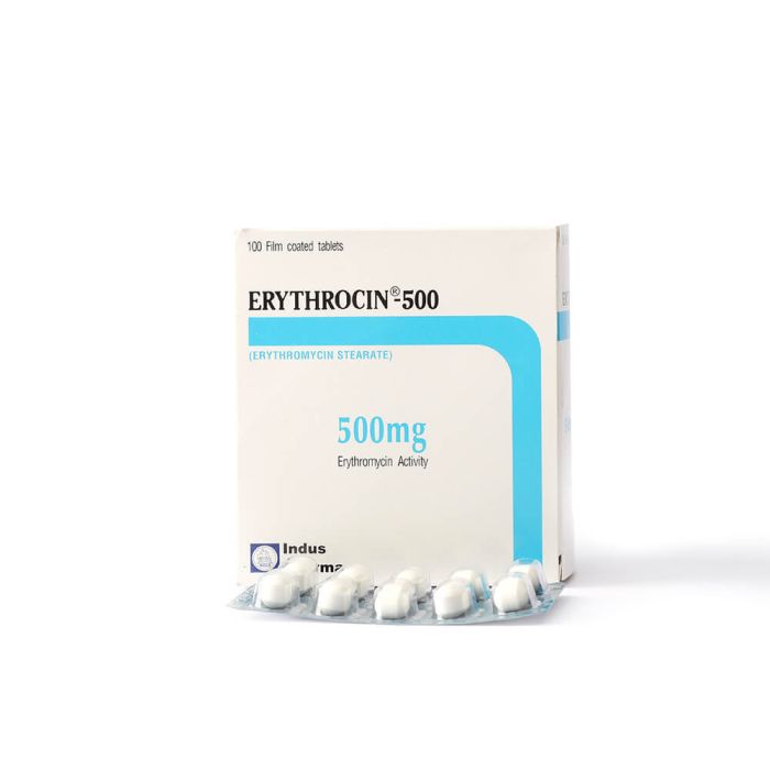 Erythrocin 500mg Tablets