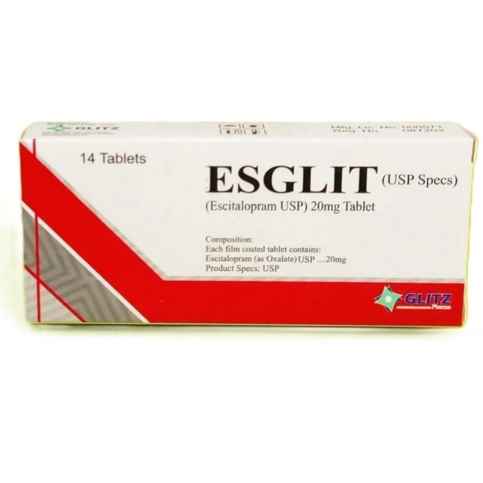 Esglit 20mg Tablets 14s