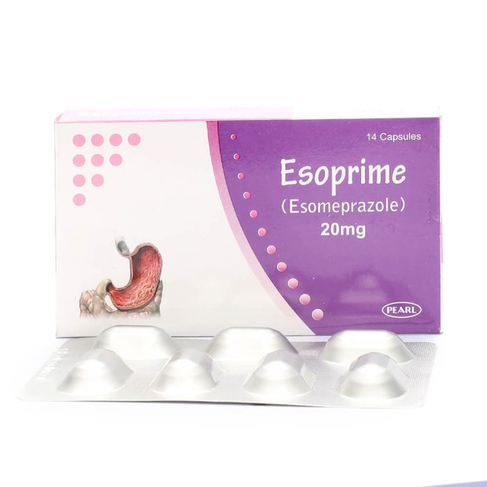 Esoprime 20mg Capsules