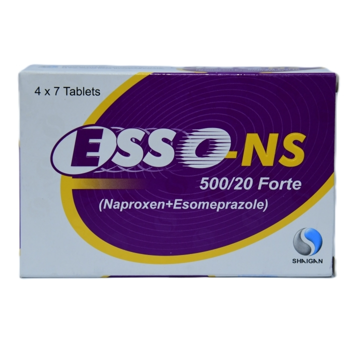 Esso Ns Forte 500mg/20mg Tablets (28s)