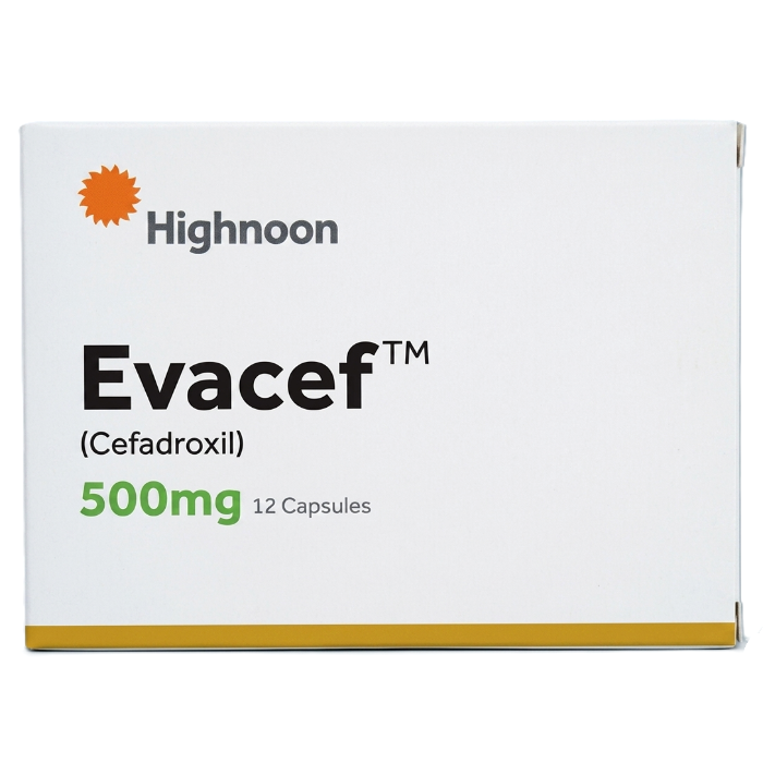Evacef 500mg Capsules (12s)