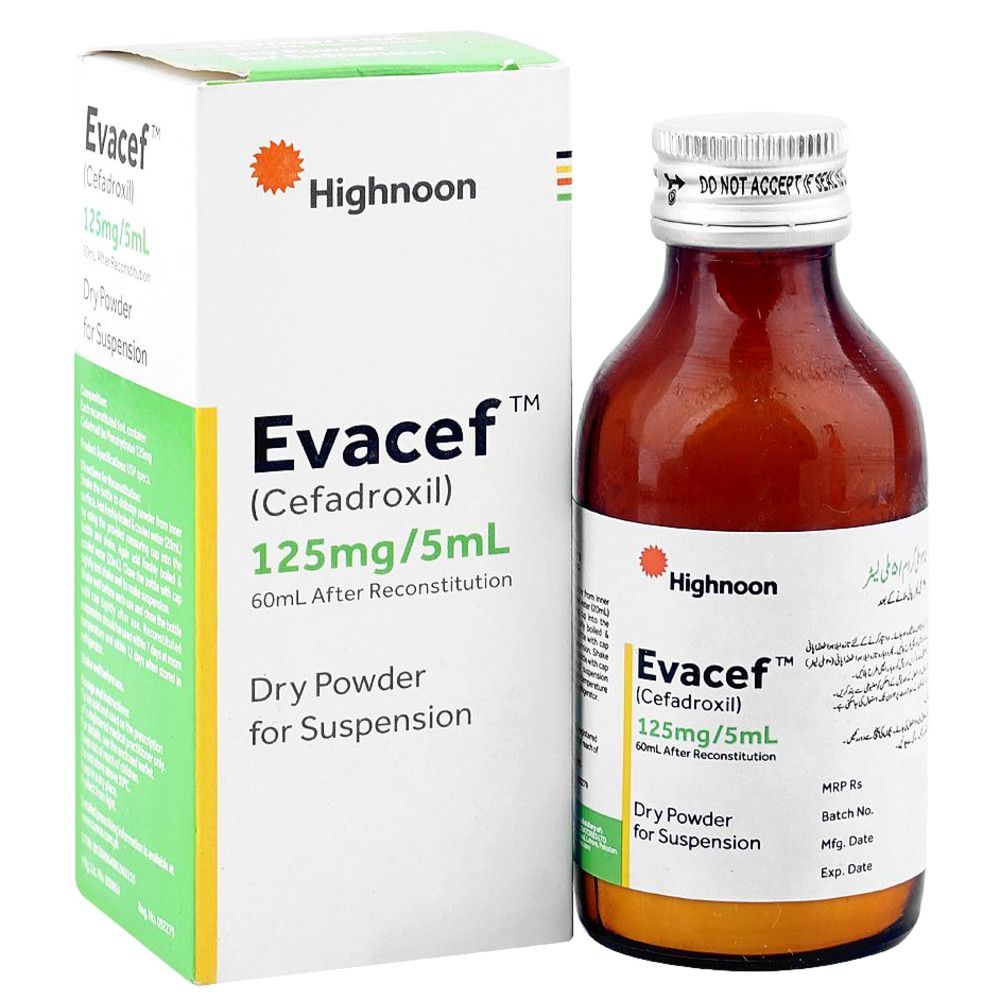 Evacef Suspension 125mg/5ml 60ml