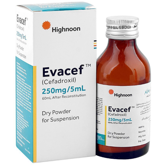 Evacef Suspension 250mg/5ml 60ml
