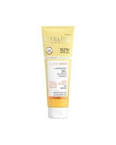 Eveline clean shot soothing face cleansing gel 140ml