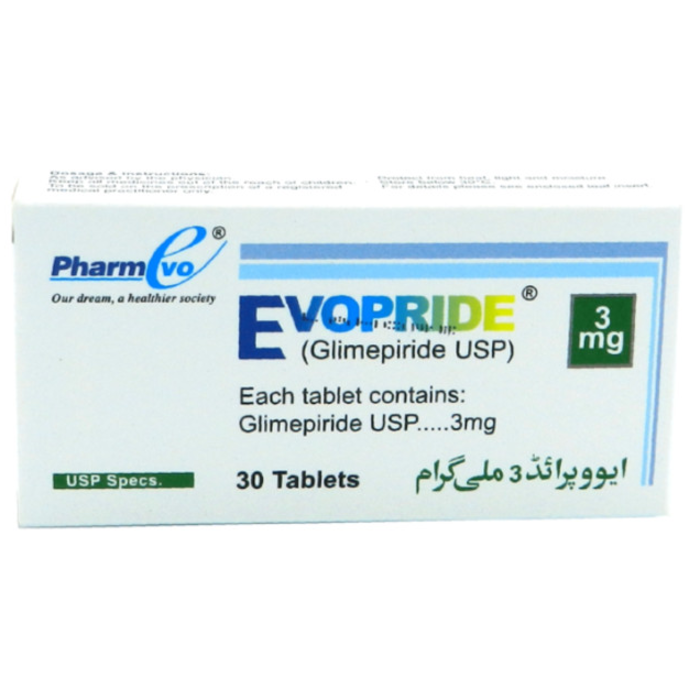 Evopride 3mg Tablets (30s)
