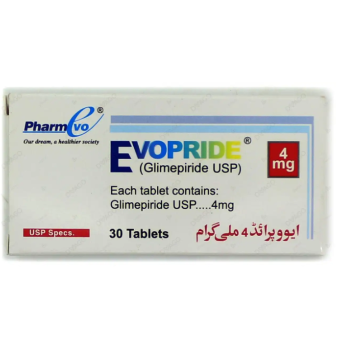 Evopride 4mg Tablets (30s)