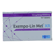 Exempa Lin Met Xr 10mg 5mg 1000mg Tablets 14s