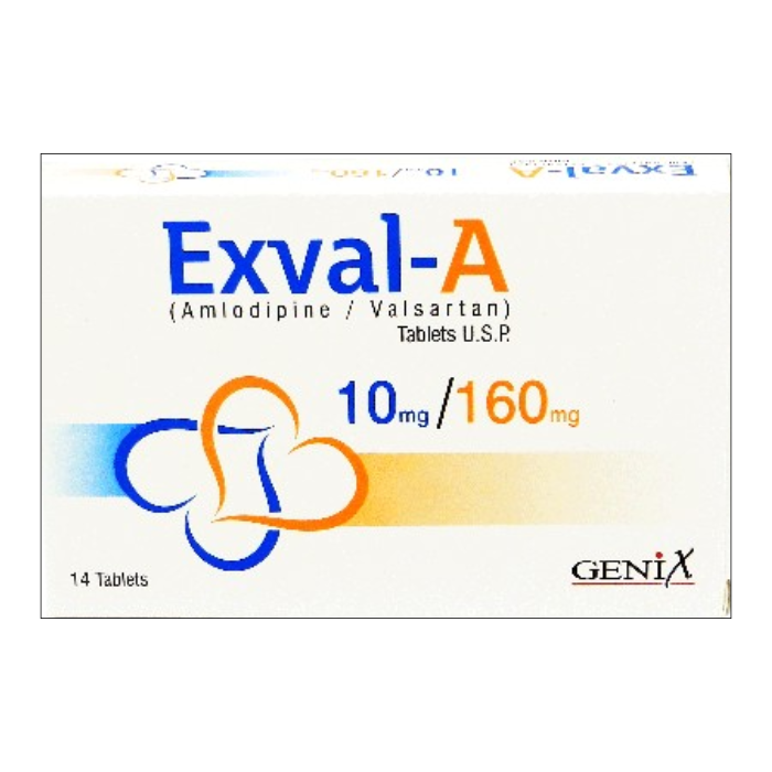 Exval A 10mg/160mg Tablets (14s)