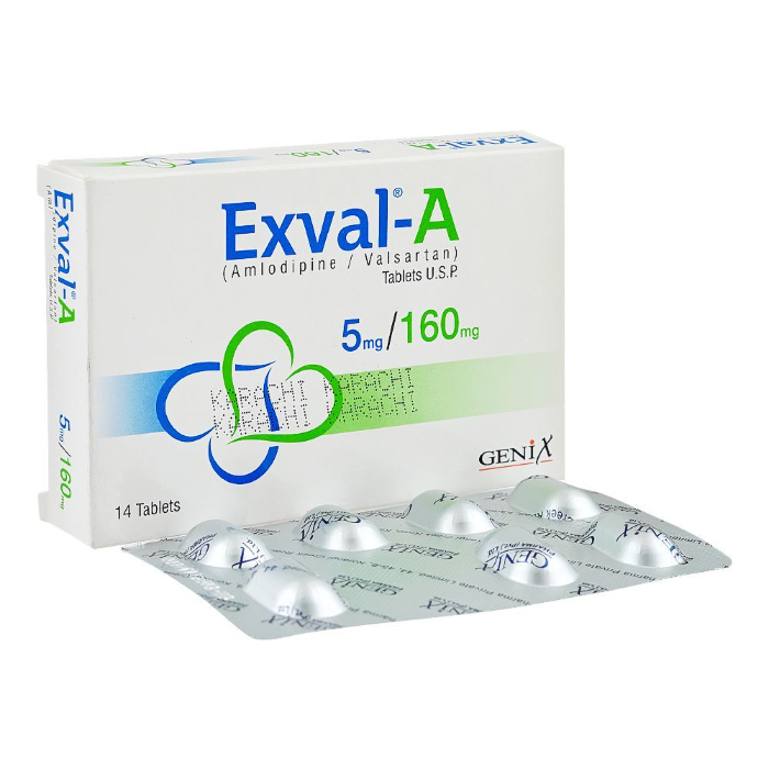 Exval A 5mg/160mg Tablets (14s)