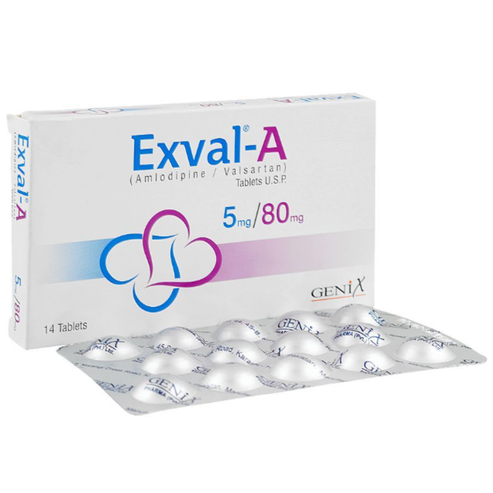Exval A 5mg/80mg Tablets (14s)