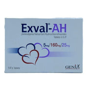 Exval Ah 5mg 160mg 25mg Tablets 14s