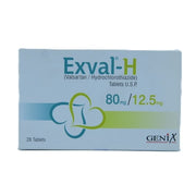 Exval H 80mg 12.5mg Tablets 28s