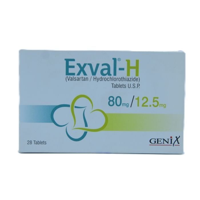 Exval H 80mg 12.5mg Tablets 28s