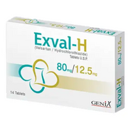 Exval H 80mg/12.5mg Tablets (28s)