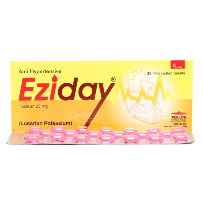 Eziday 25mg Tablets