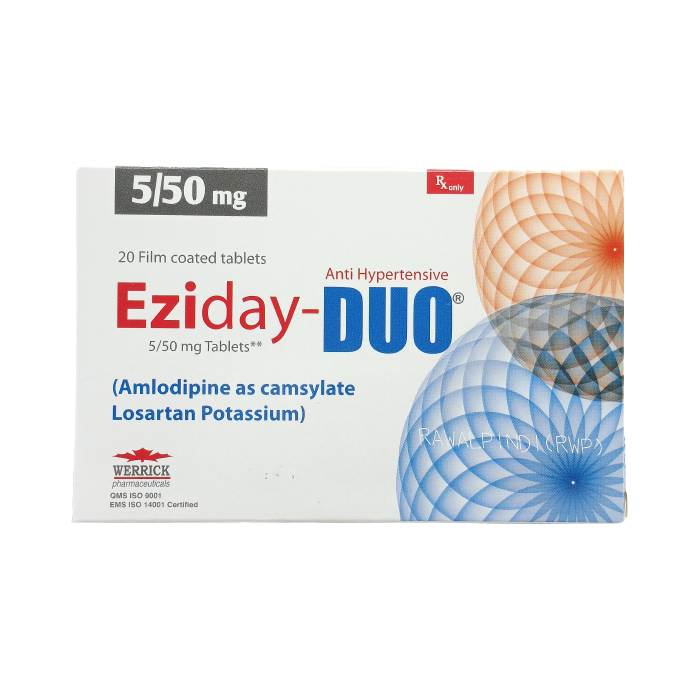 Eziday Duo 5mg 50mg Tablets
