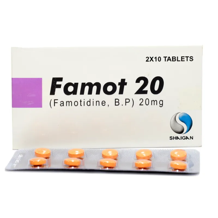 Famot 20mg Tablets (20s)