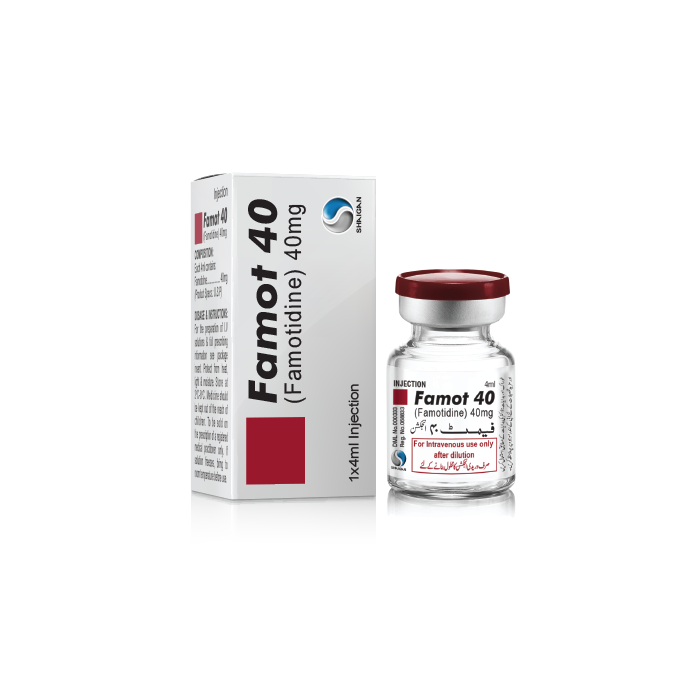 Famot Inj 40mg 4ml