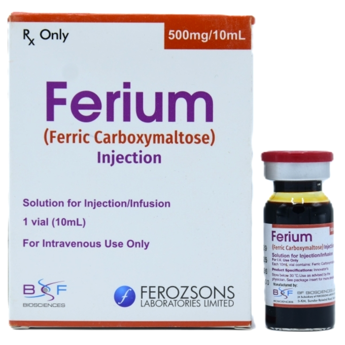 Ferium 500mg/10ml Iv Injection