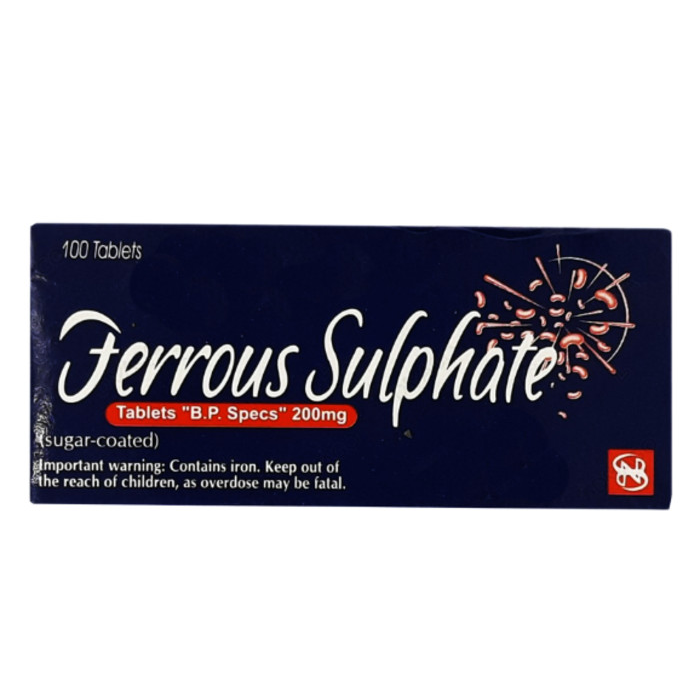 Ferrous Sulphate 200mg Tablets (100s)