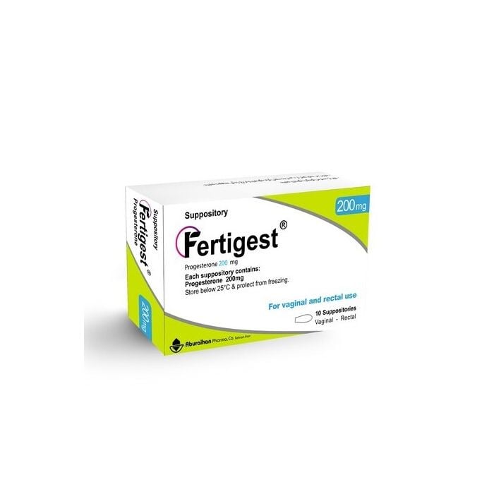 Fertigest 200mg suppositories 10s