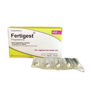 Fertigest 400mg suppositories 10s