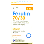 Ferulin 70/30 Insulin 10ml Injection