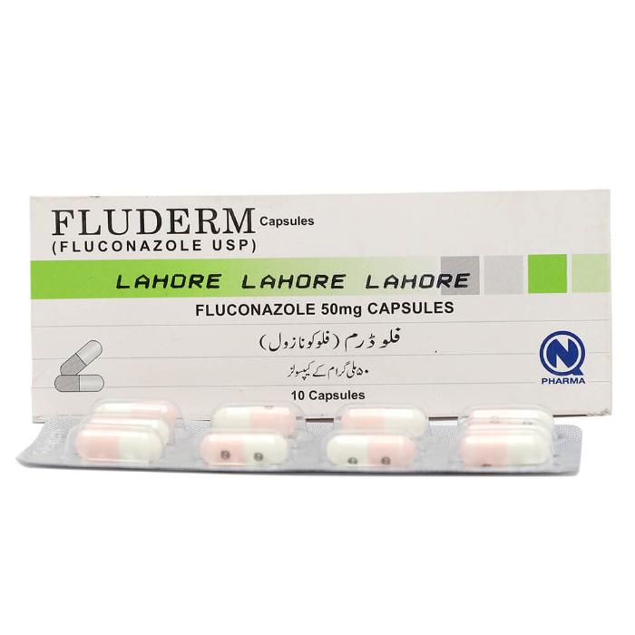 Fluderm 50mg Capsules (10s)