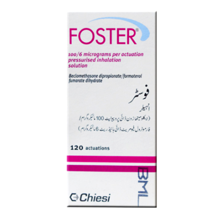 Foster 100mcg/6mcg Inhaler
