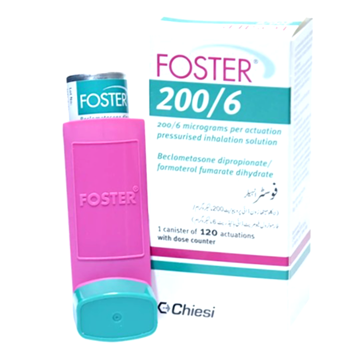 Foster 200mcg/6mcg Inhaler