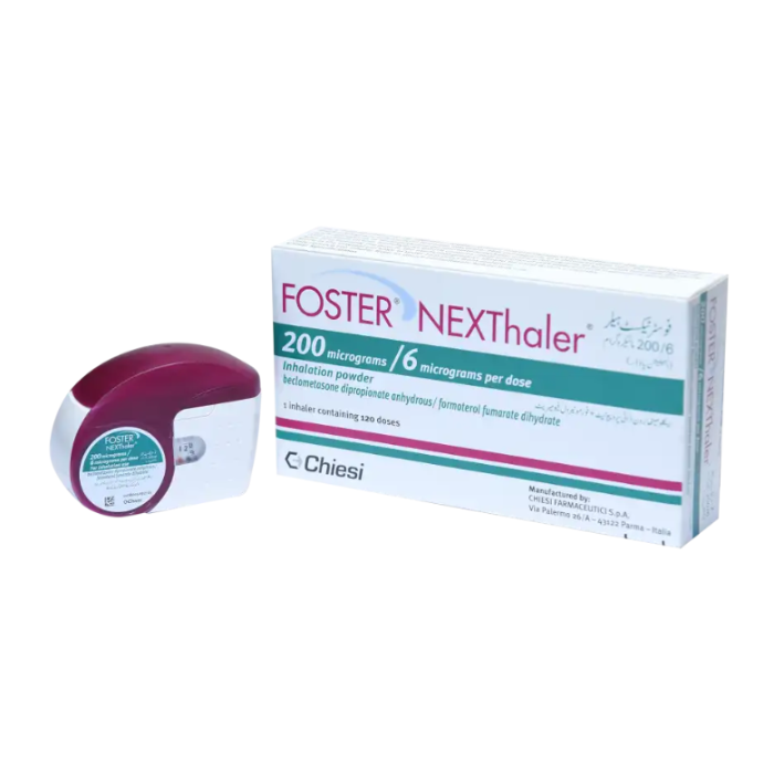 Foster Nexthaler 200mcg/6mcg Inhalation Powder