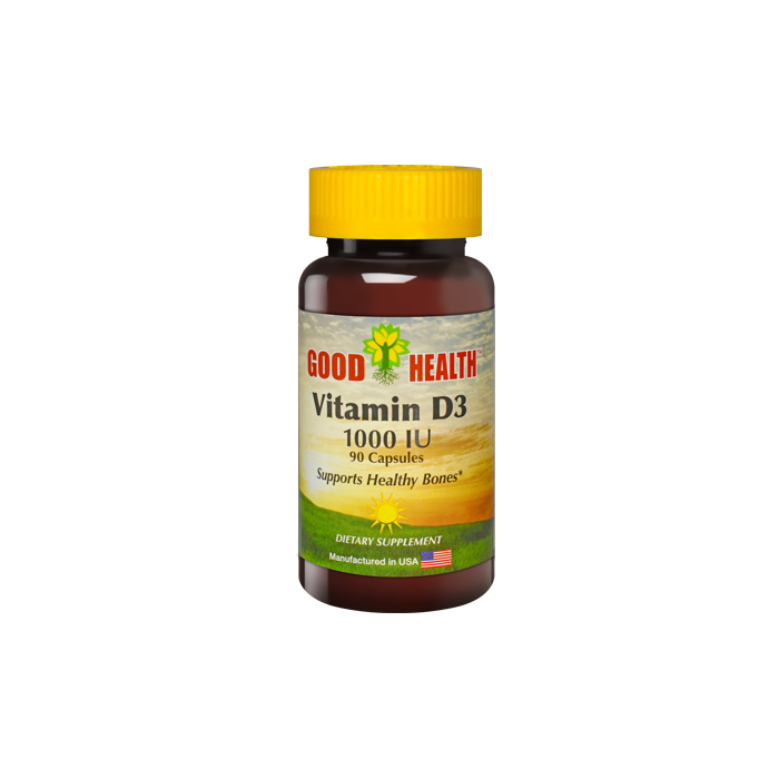 Gh Vitamin D3 1000iu Capsules