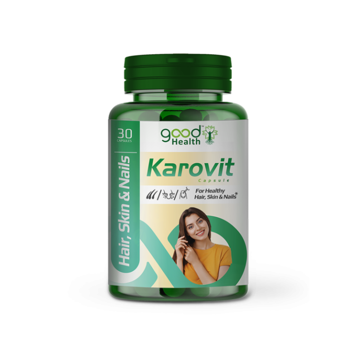Good Health Karovit Hair Skin Nail Capsules 30