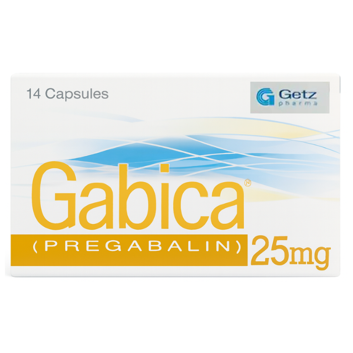 Gabica 25mg Capsules (14s)