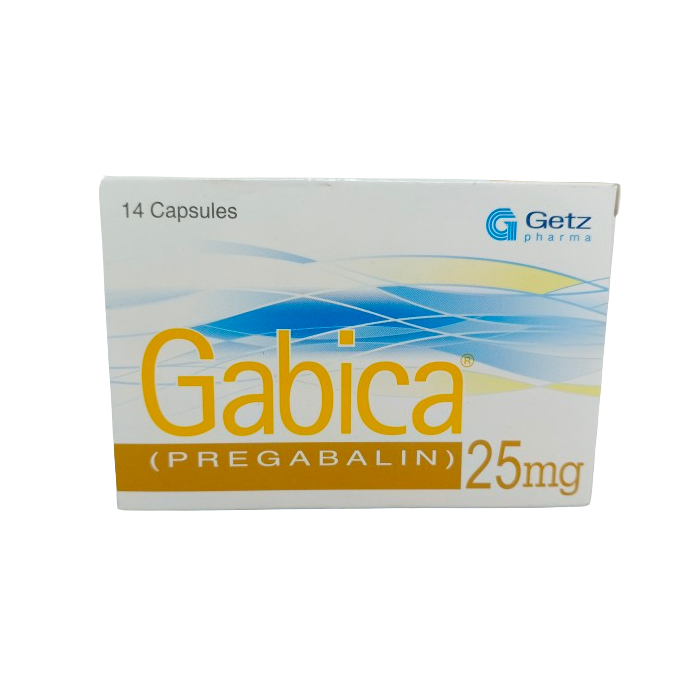 Gabica 25mg Capsules