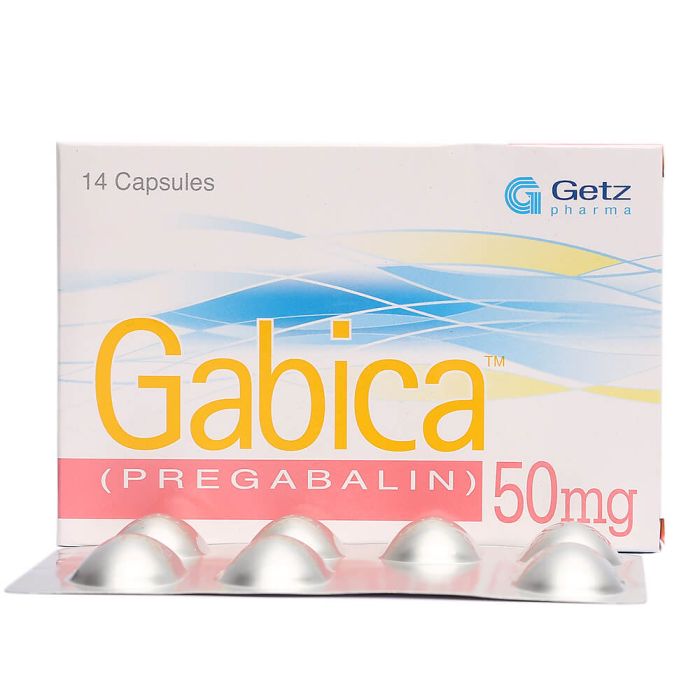 Gabica 50mg Capsules