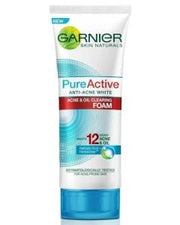 Garnier Indo Pure Active Anti Acne White Foam 100ml