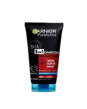 Garnier Pure Active Charcoal 3 In 1 Face Wash 50ml
