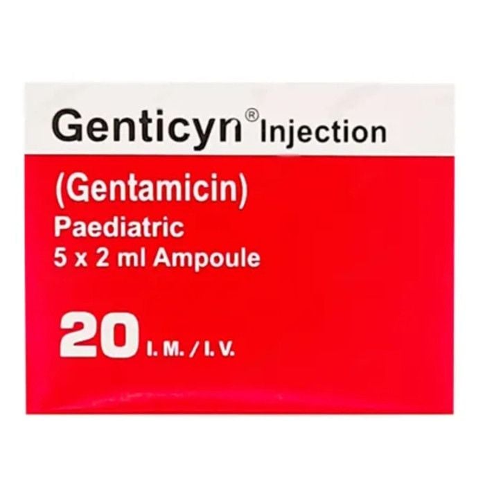 Genticyn 20mg Im/Iv Injection (5s)