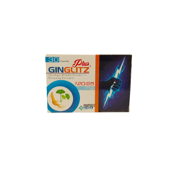 Ginglitz Plus 120mg 25mg Capsules