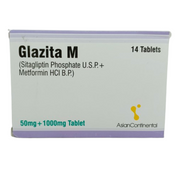 Glazita M 50mg/1000mg Tablets (14s)