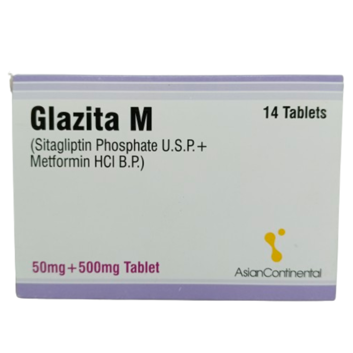 Glazita M 50mg/500mg Tablets (14s)