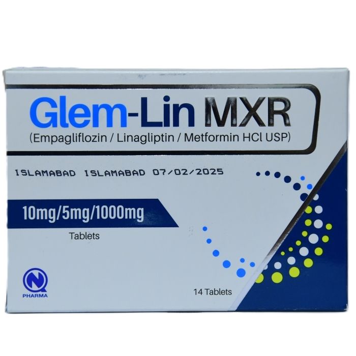 Glem Lin Mxr 10mg 5mg 1000mg Tablets 14s