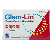 Glem Lin 25mg/5mg Tablets (14s)