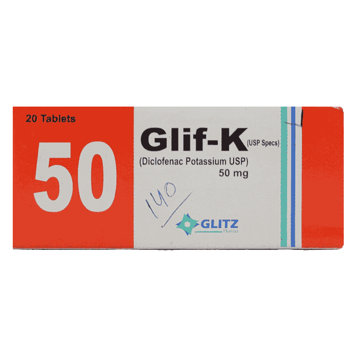 Glif K 50mg Tablets