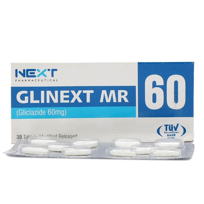 Glinext MR 60mg Tablets (30s)
