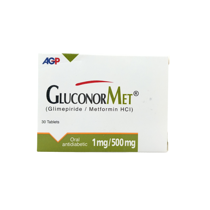 Gluconormet 1mg 500mg Tablets
